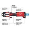 Milwaukee M18 FORCE LOGIC Press Tool with ONE-KEY with 1/2inch-2inch CTS Jaws, small