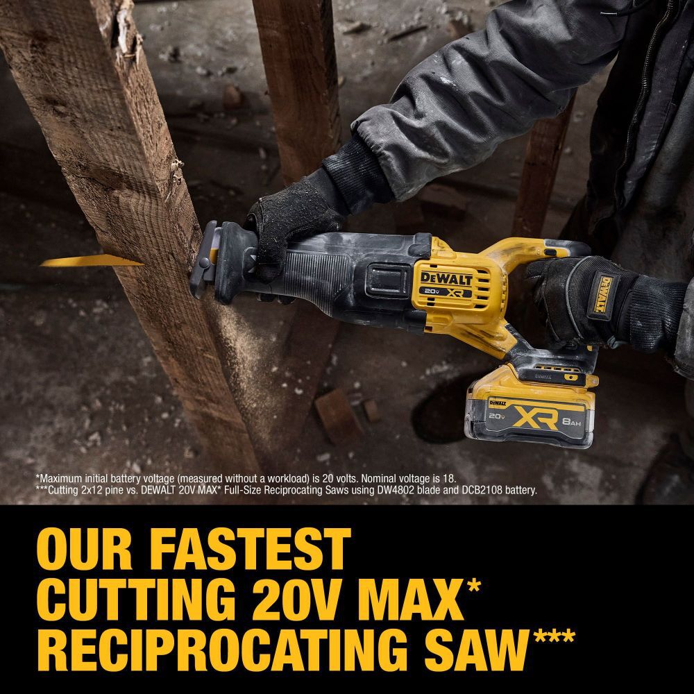 DEWALT 20V MAX XR Reciprocating Saw Kit with XR POWERPACK, large image number 8