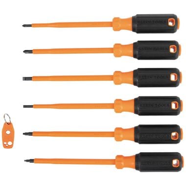 Klein Tools Insulated Screwdriver Set, 7 Pieces
