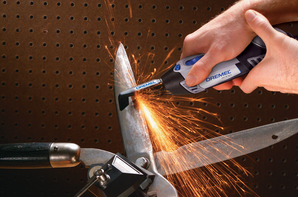 Dremel tool for hotsell sharpening lawn mower blades