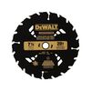 DEWALT 7 1/4 Inch Pack of 10 Pressure Treated Blade Circular Saw Blades, small image number 4