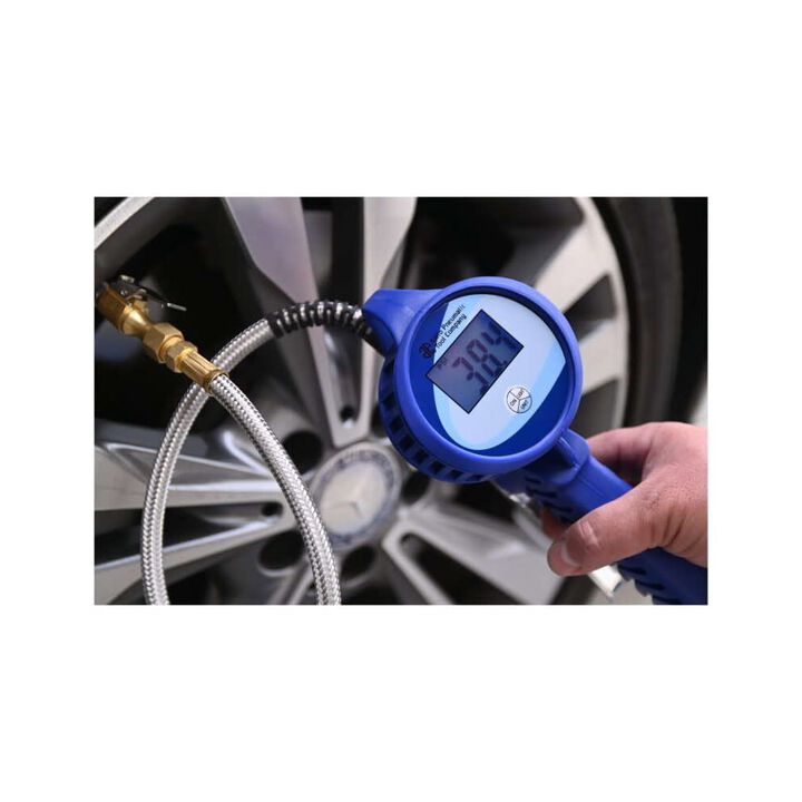 Astro Pneumatic Tools 3-1/2 Inch 3-17 PSI Digital Pneumatic Tire Inflator with Hose, large image number 1