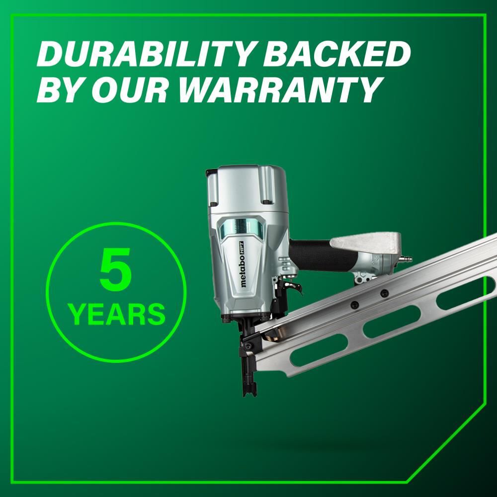 Metabo HPT 3 1/4in 21 Degree Pneumatic Framing Nailer with Aluminum Magazine, large image number 10