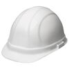 ERB Omega II White Hard Hat with Standard Suspension, small