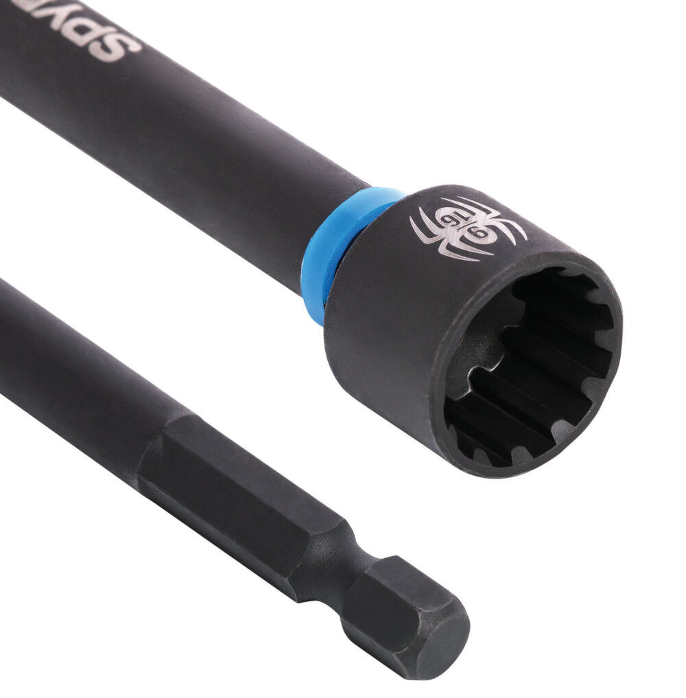 Spyder 6 Inch Magnetic Spline Drive SAE Nutsetter Set, 1/4 - 9/16 Inch, 6 Pieces, large image number 5