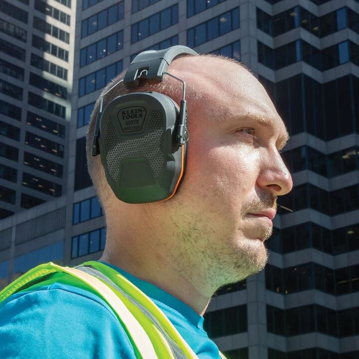 Klein Tools Slim Over-The-Head Ear Muffs, large image number 6