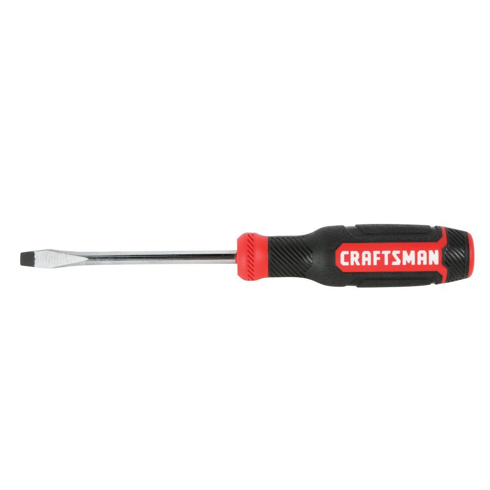 CRAFTSMAN 1/4 Inch x 4 Inch Slotted Bi-Material Screwdriver - CMHT65059
