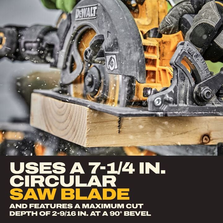 DEWALT 60V FLEXVOLT 7-1/4 Inch Circular Saw with Tool Connect Kit, large image number 4