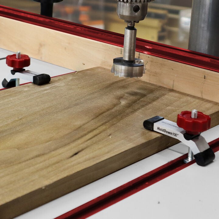 Milescraft HoldDown100 Compact T-Track Clamps for Smaller Projects, large image number 2