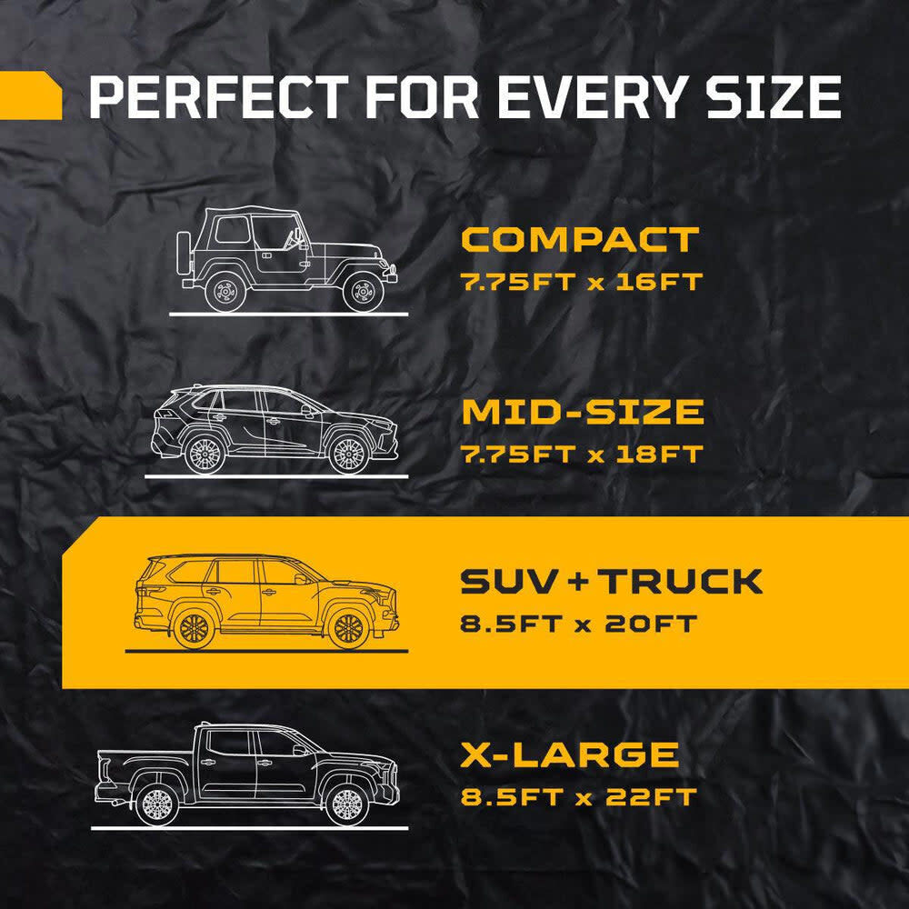 Auto Floor Guard 8 Ft 6 Inch x 20 Ft PVC Garage Containment Mat Black, large image number 7
