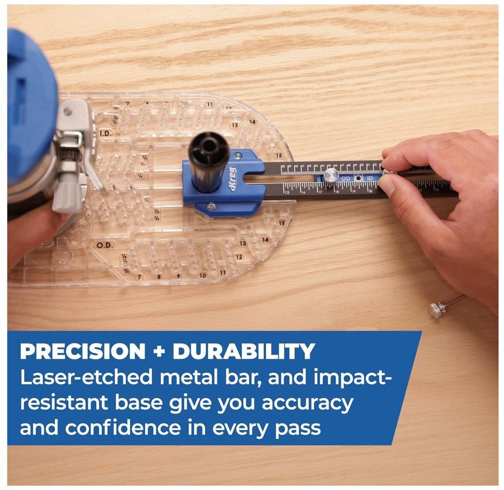 Kreg Trim Router Circle Guide, large image number 8