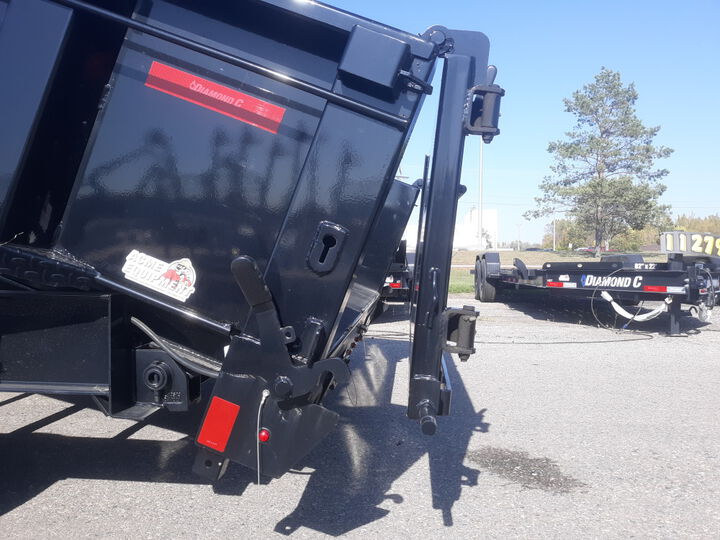 Diamond C 14 Ft. x 82 Inch Heavy Duty Low Profile Telescopic Dump Trailer, large image number 12