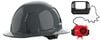 Milwaukee BOLT Gray Full Brim Vented Hard Hat with 4pt Ratcheting Suspension Type 1 Class C & Cooling Fan Bundle, small image number 1