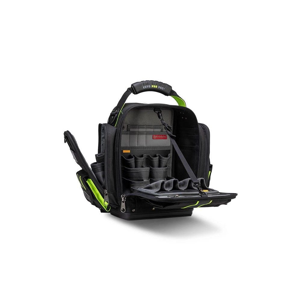 Veto Pro Pac 45 Lbs X-Large Zippered Meter Bag, Black/Hi-Viz Yellow, large image number 7