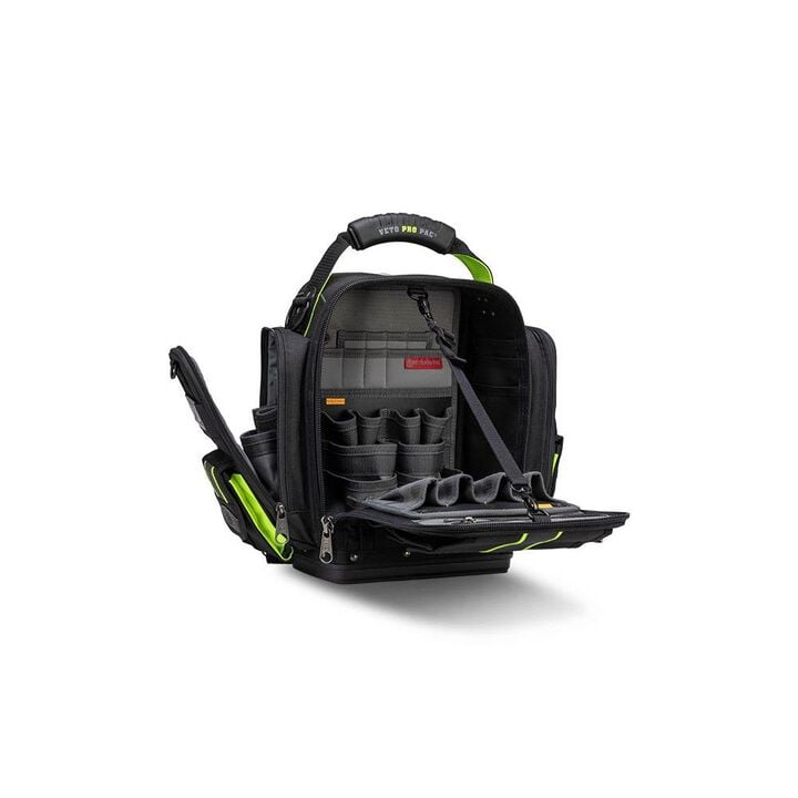 Veto Pro Pac 45 Lbs X-Large Zippered Meter Bag, Black/Hi-Viz Yellow, large image number 6