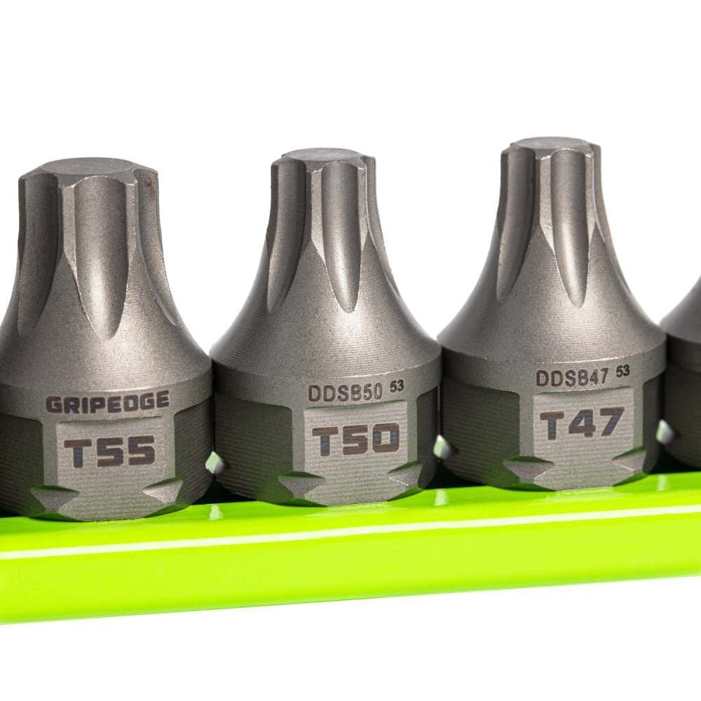 GripEdge Tools RPT 3/8 Inch Drive Dual Action Star Driver Bit Set 8 Pieces, large image number 4