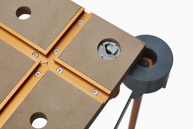 Bora Portamate Centipede 2 x 4ft T-Track Table Top , 3/4in Dog Holes ...