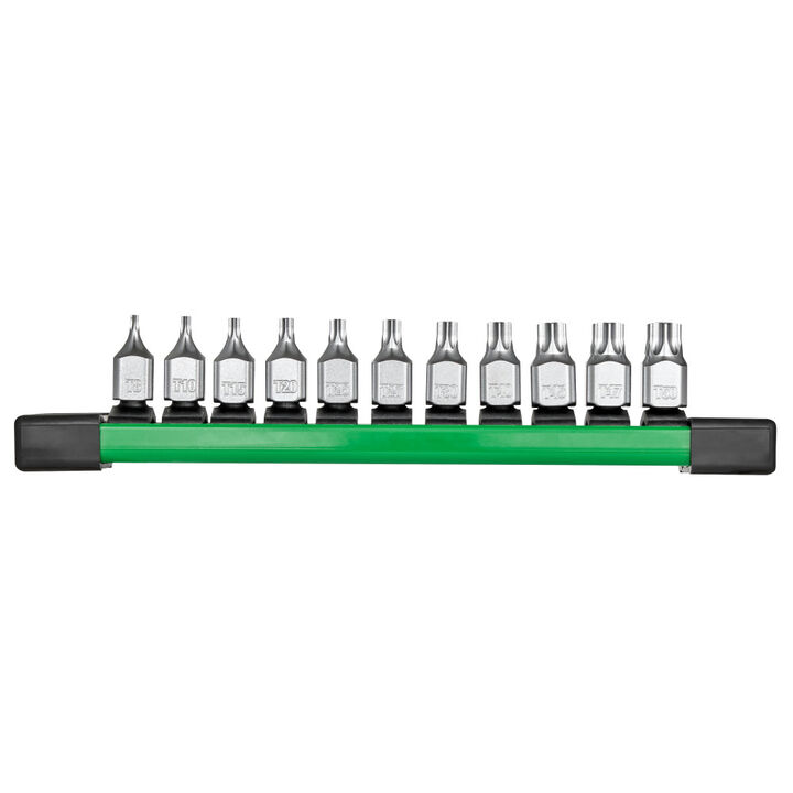 Milwaukee 1/4 Inch Drive Low Profile TORX Bit Socket Set 11 Pieces