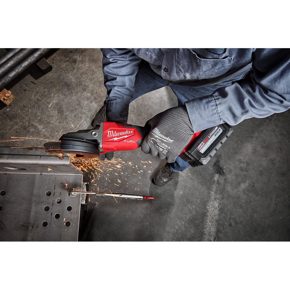 Milwaukee M18 FUEL 5inch Flathead Braking Grinder Bare Tool 2887 20 Acme Tools