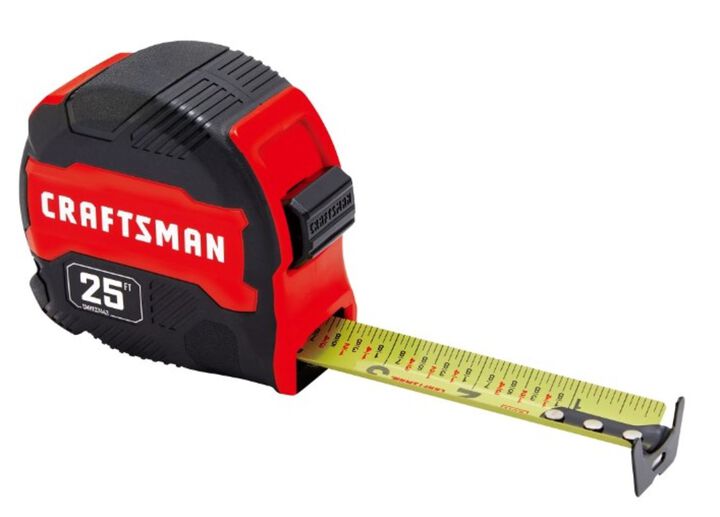 CRAFTSMAN Compact Easy Grip 25 Foot Tape Measure, 2 Pack, large image number 1