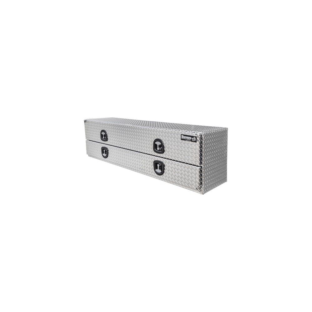 Buyers Products Company 21 x 18 x 72 Inch Diamond Tread Aluminum Heavy-Duty Flatbed Contractor With Lower Door, large image number 11