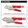 Milwaukee Curved Jaw Pliers Tool Set 2pc, small image number 2