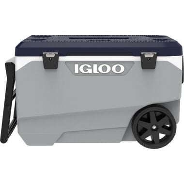 Igloo Maxcold Latitude 90 Roller Cooler Ash Grey/Aegean Sea 90qt