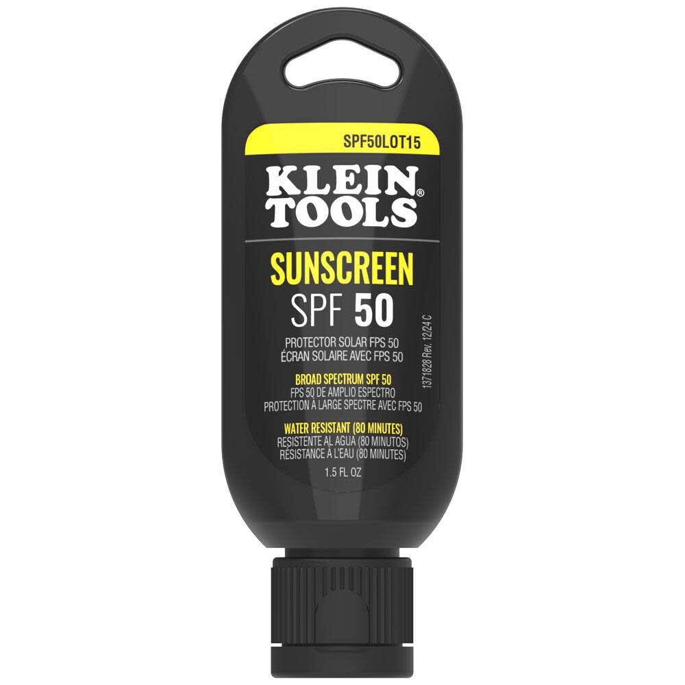 Klein Tools Sunscreen Lotion, Broad Spectrum SPF 50, 12 Pack, large image number 1