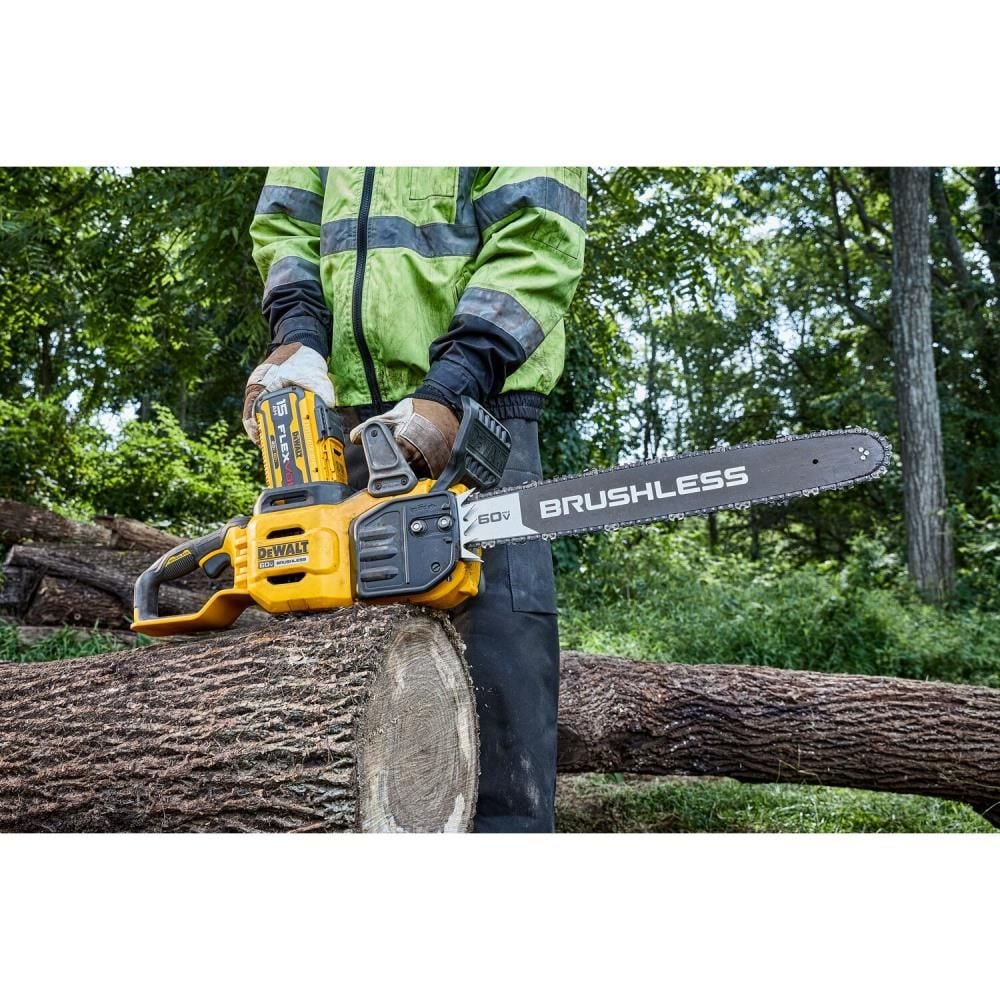 DEWALT FLEXVOLT 60V MAX Chainsaw Brushless Cordless 20inch 5Ah Kit, large image number 10