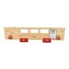 Big Horn 17 Inch Carrier 3 Pocket Door Edge Multi-Latch Mortising Template, small image number 2