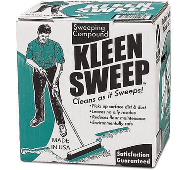 Kleen Products Sweep Plus Water Based Sweeping Compound 50 Lb