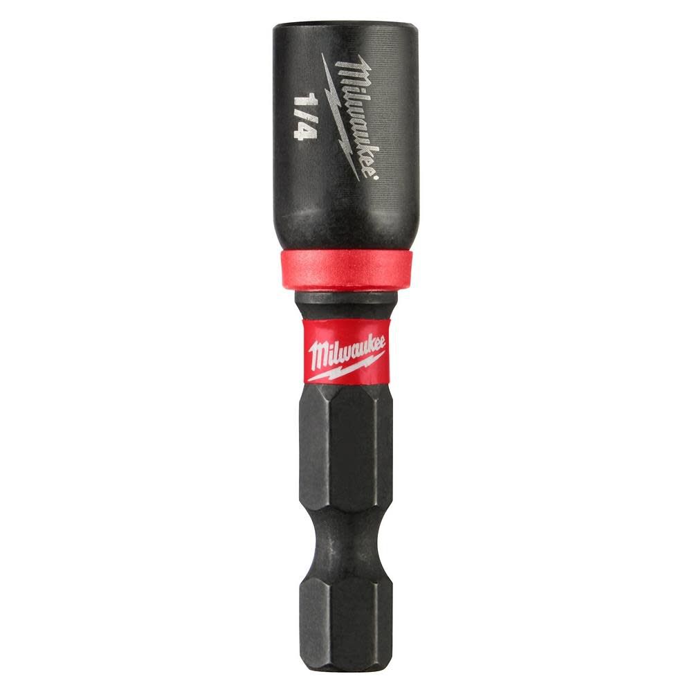 Milwaukee SHOCKWAVE Impact Duty 1/4 x 1 7/8inch Magnetic Nut Driver 10pk, large image number 1