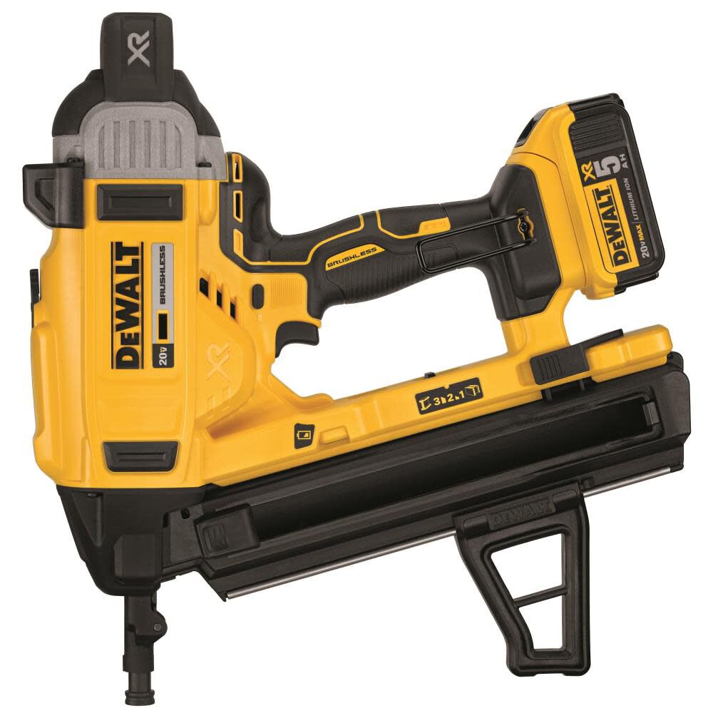DEWALT 20V MAX Cordless Concrete Nailer Kit, large image number 2