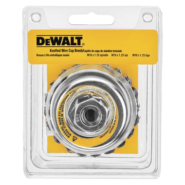 DEWALT 4 In. Knotted Cup Brush