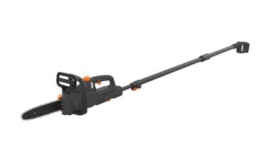 Worx POWER SHARE 20-Volt 10in. Cordless Pole Saw with 10 ft Extension and Detachable Chain Saw (Battery and Charger Included), large image number 4