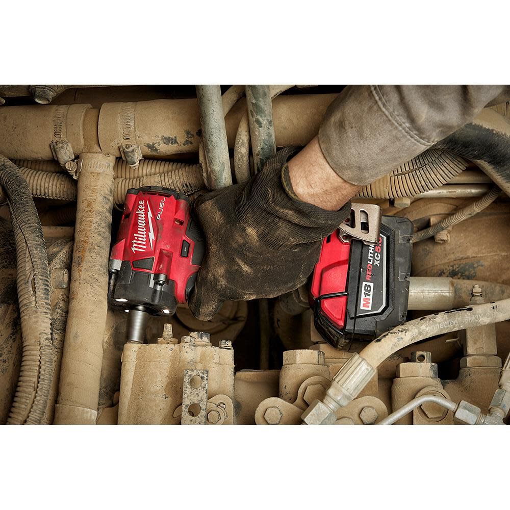 Milwaukee M18 FUEL 1 2 Compact Impact Wrench with Pin Detent 2855P