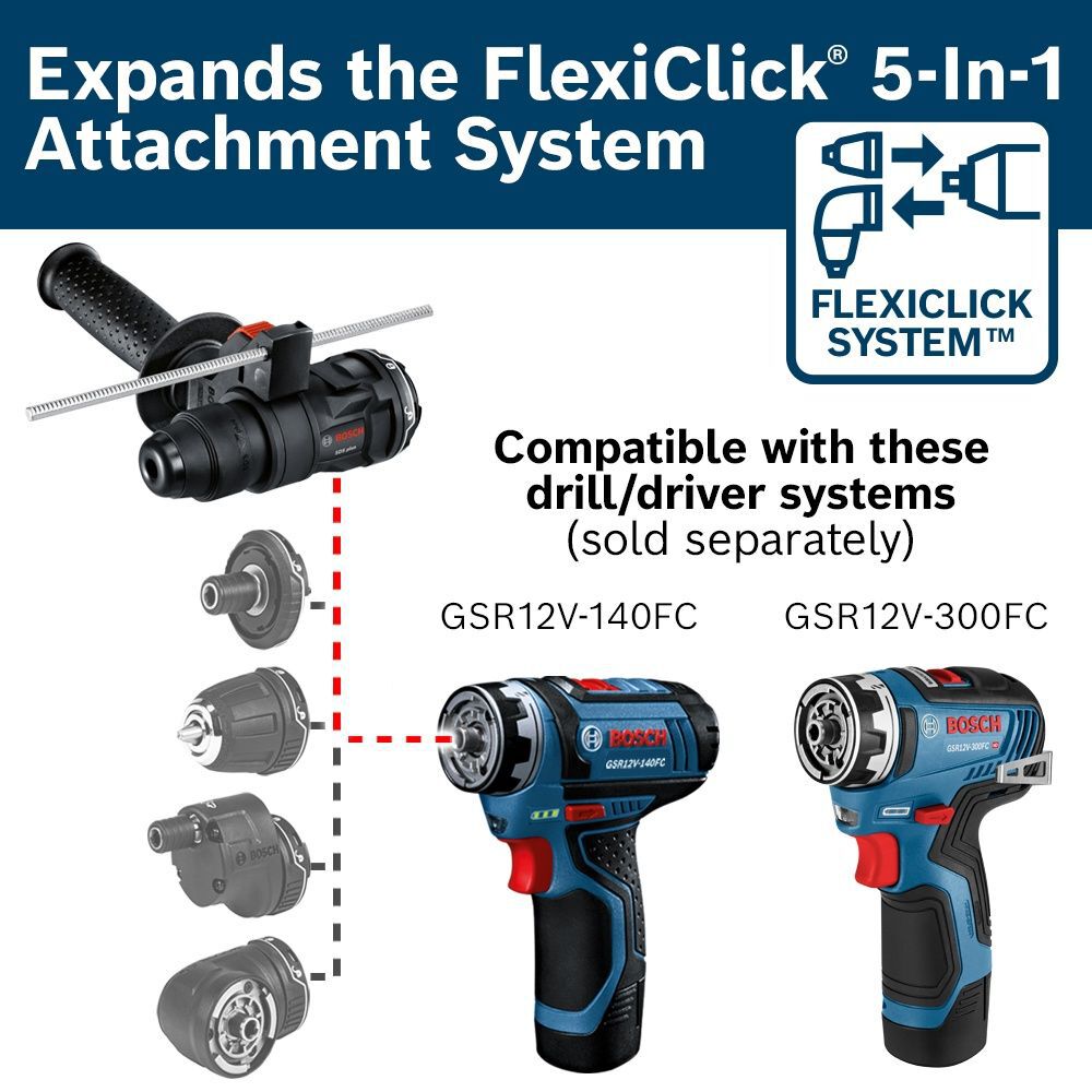 Bosch 12V Max EC Flexiclick 5 In 1 Drill/Driver Kit, large image number 21