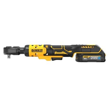 DEWALT ATOMIC 20V MAX* Brushless 1/2" Ratchet With POWERSTACK Battery, large image number 4