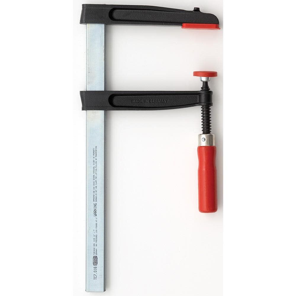 Bessey TC7.016 Bar Clamp - 16in Capacity, 1200 Lbs Clamping Force - Brand New