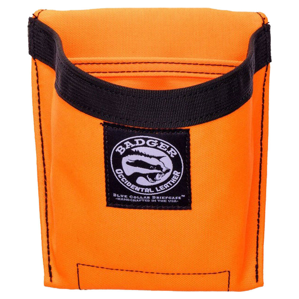 Badger Tool Belts Hi-Vis Orange Accessory Pouch Hi-Vis Orange – 453054