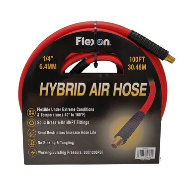 Flexon Hybrid Air Hose, 1/4 Inch x 100ft