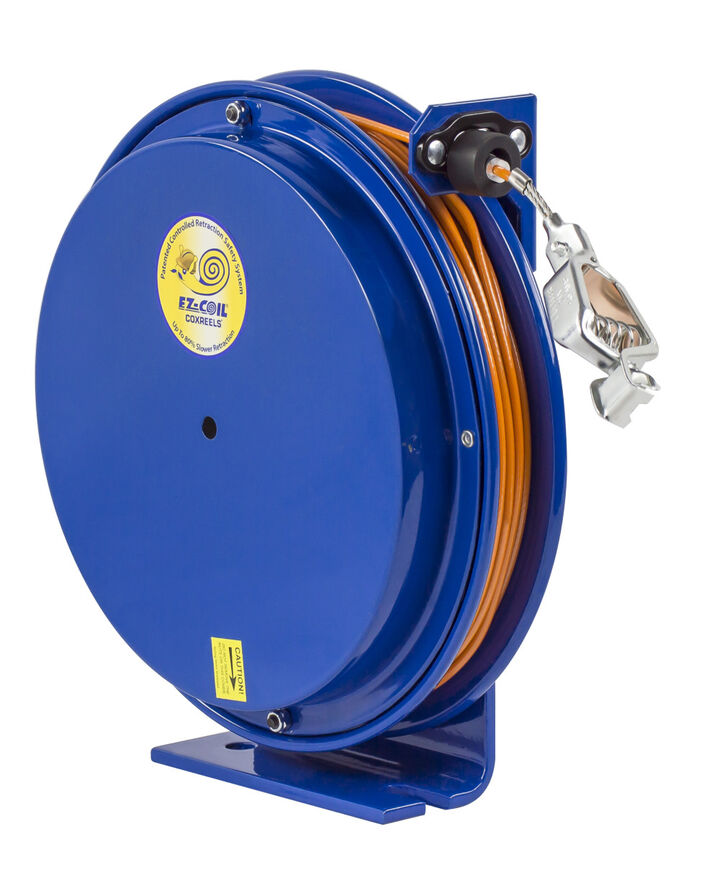 Coxreels Safety System Spring Driven Static Discharge Cord Reel 100', large image number 1
