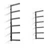 Bora Portamate Wood Rack 6 Tier Wall Mounted Gray/Black, small image number 1