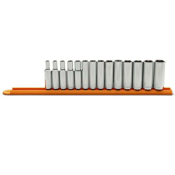 GEARWRENCH 14 Pc 3/8-in Drive 6 Point Deep Metric Socket Set, large image number 1