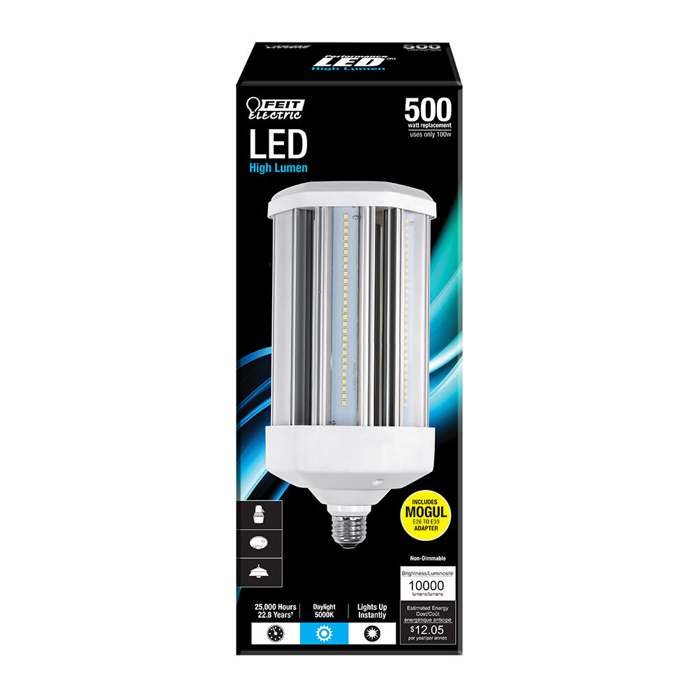 Feit Electric 500W 5000K High Output LED Yard Light Bulb 1pk, large image number 2