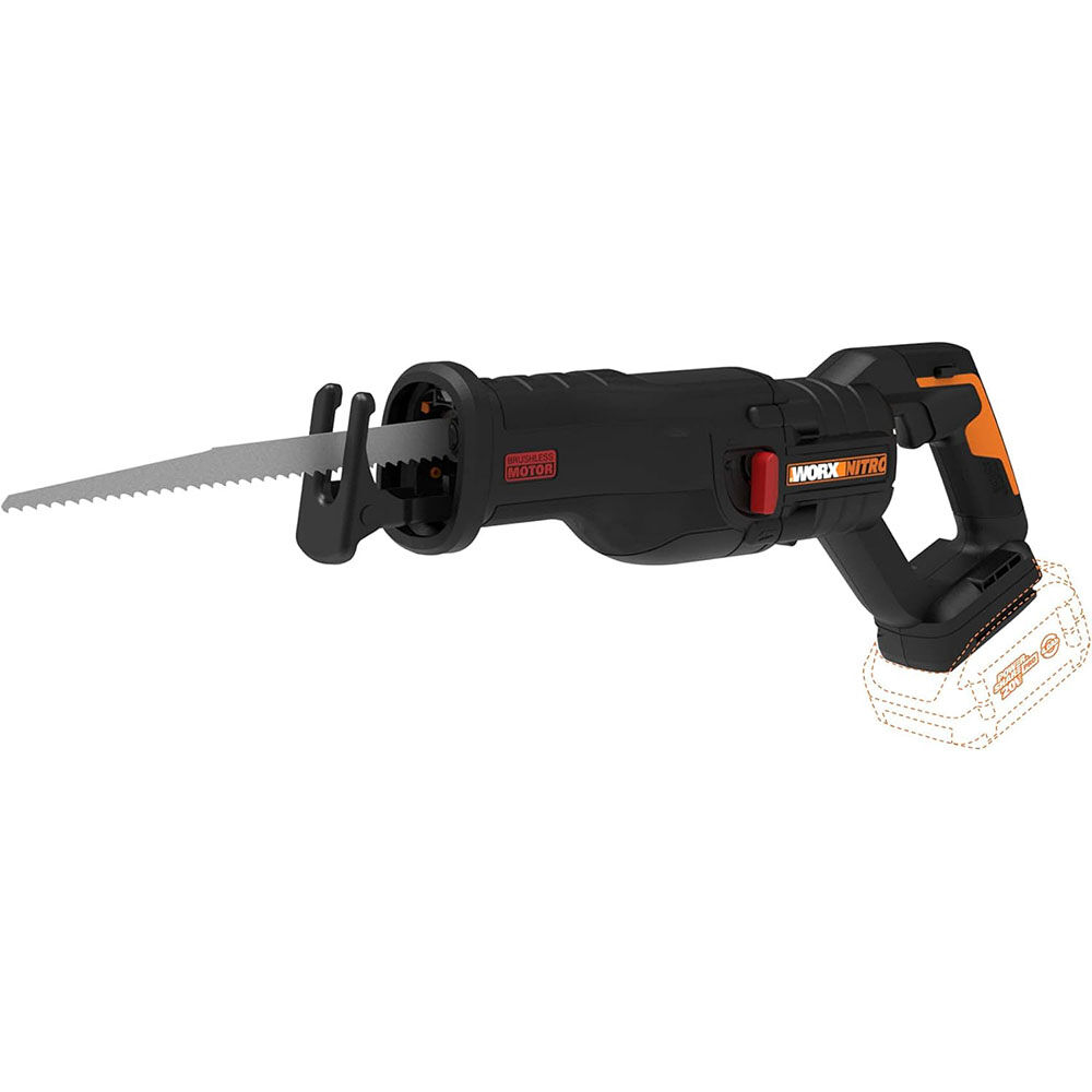 Worx 20V 2Ah Cordless Reciprocating Saw, large image number 1