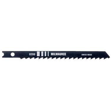 Milwaukee 4 in. 6 TPI High Carbon Steel Jig Saw Blades 5PK, large image number 0
