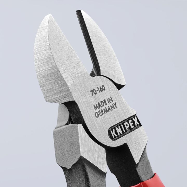 Knipex 6-1/4 Inch Diagonal Cutters with Plastic Handle, large image number 5