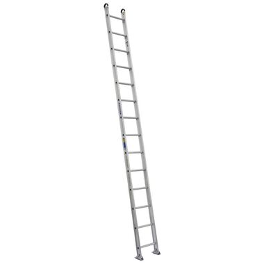Werner 14 Ft. Type IAA Aluminum Round Rung Straight Ladder, large image number 0