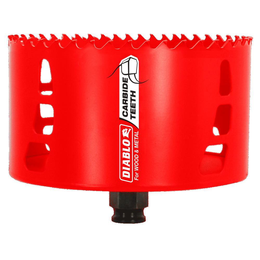 Diablo Tools 4 5/8 Inch 117mm Carbide Tip Wood & Metal Holesaw, large image number 1